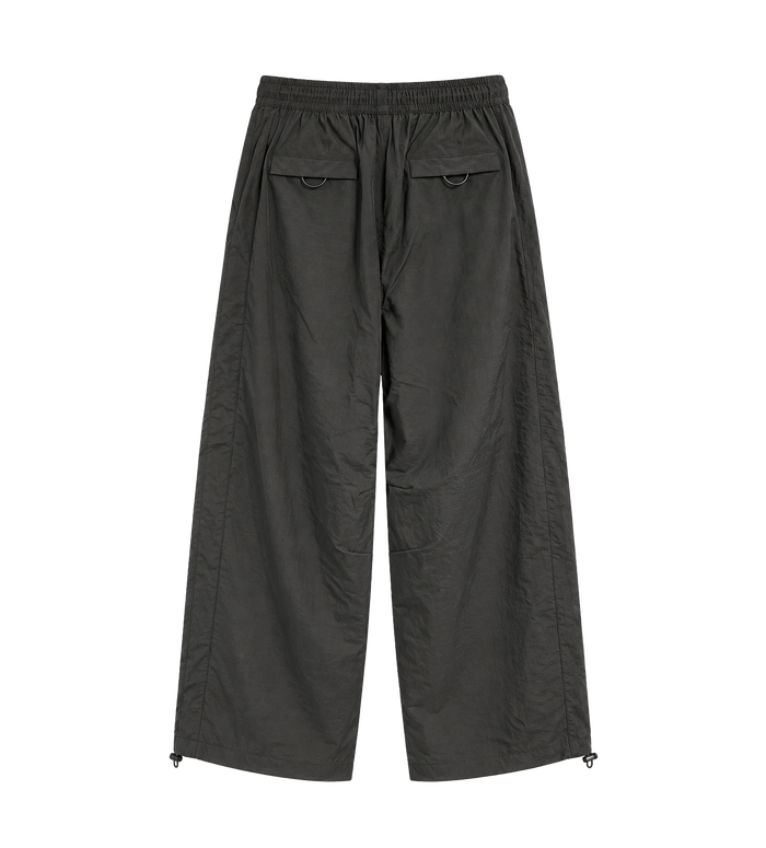 Lined Nylon Pants Tar
