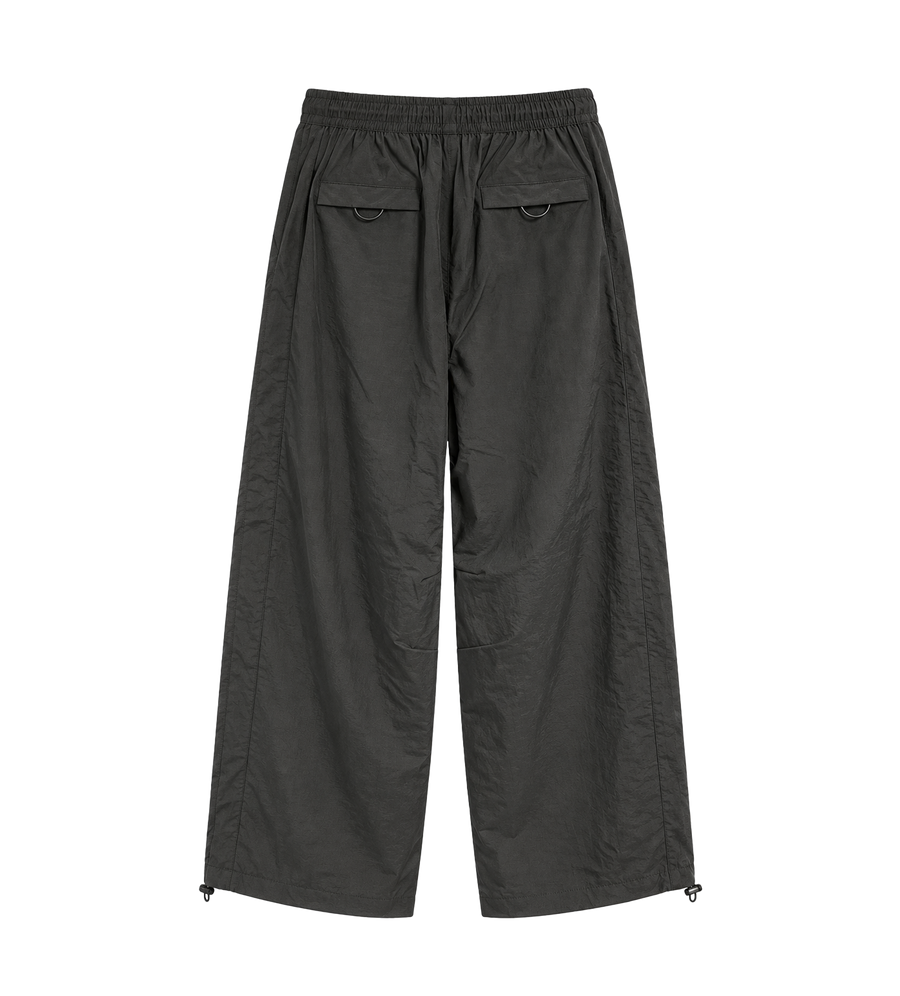 Lined Nylon Pants Tar