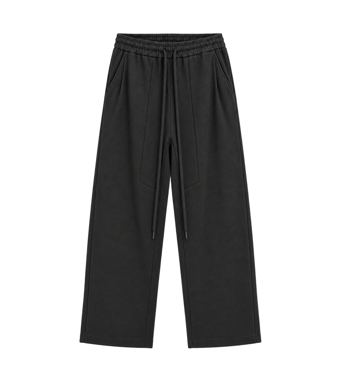 Woven Wool Jogger Tar