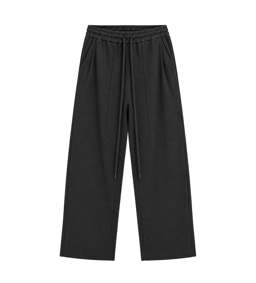 Woven Wool Jogger Tar