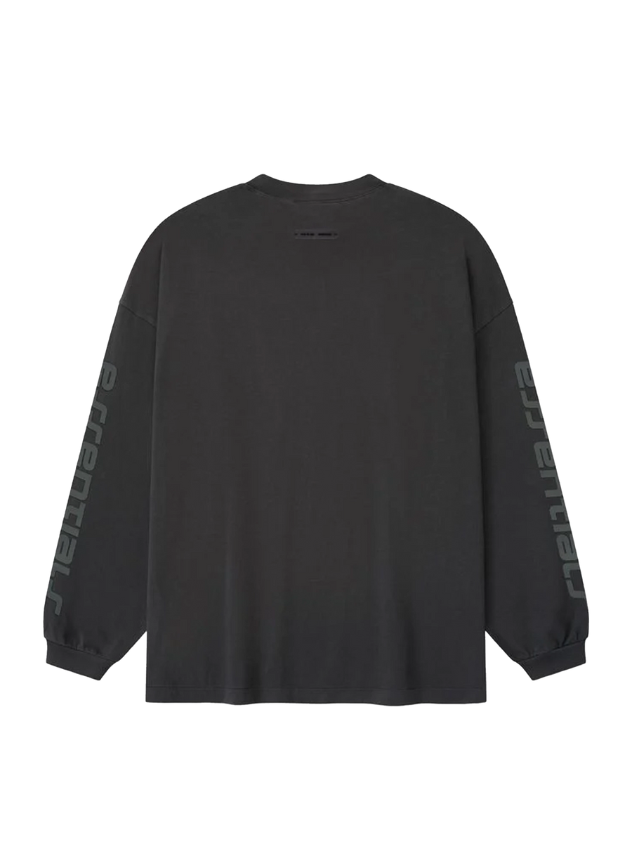 Fear of God Essentials 90s Long Sleeve Tee in Vintage Black