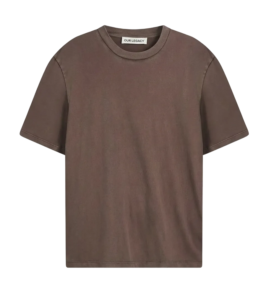 Our Legacy Box T-Shirt in Worn Brown