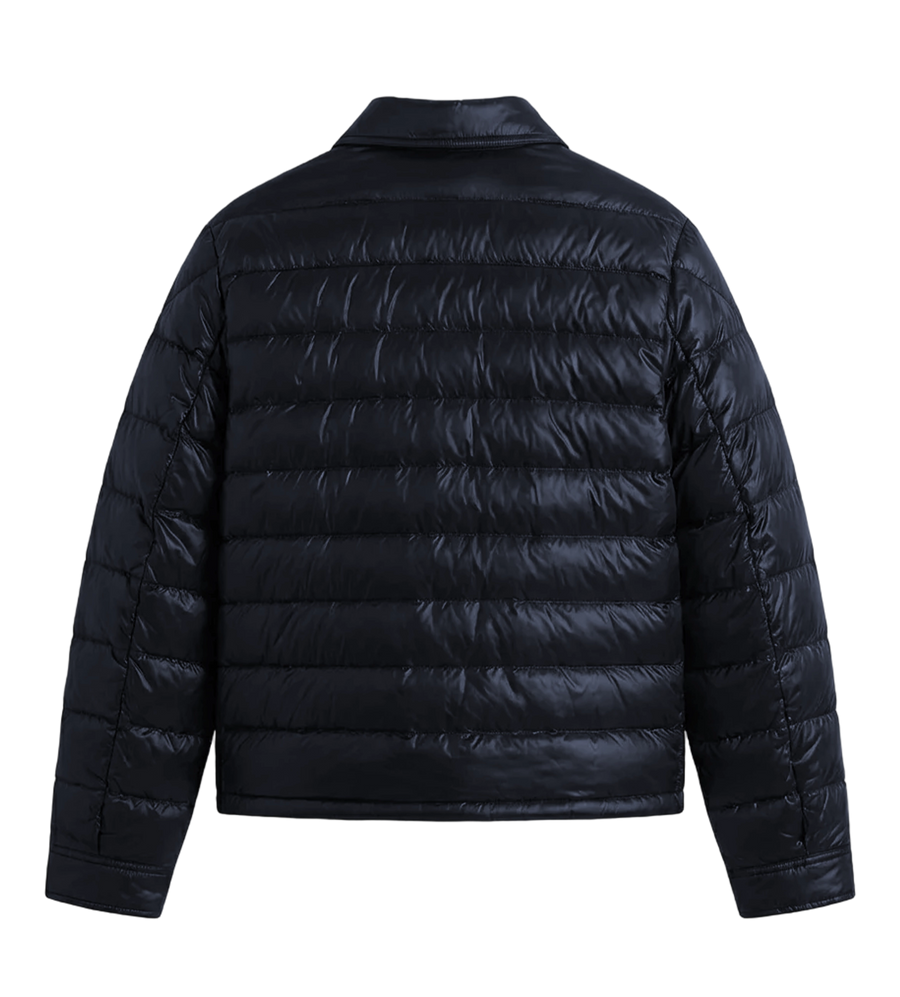 Moncler Mourillon Down Shirt Jacket in Navy