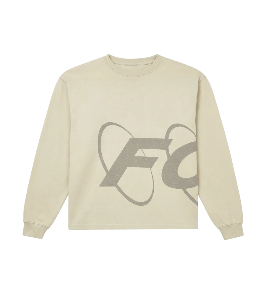 Big Circles Longsleeve Washed Oatmeal