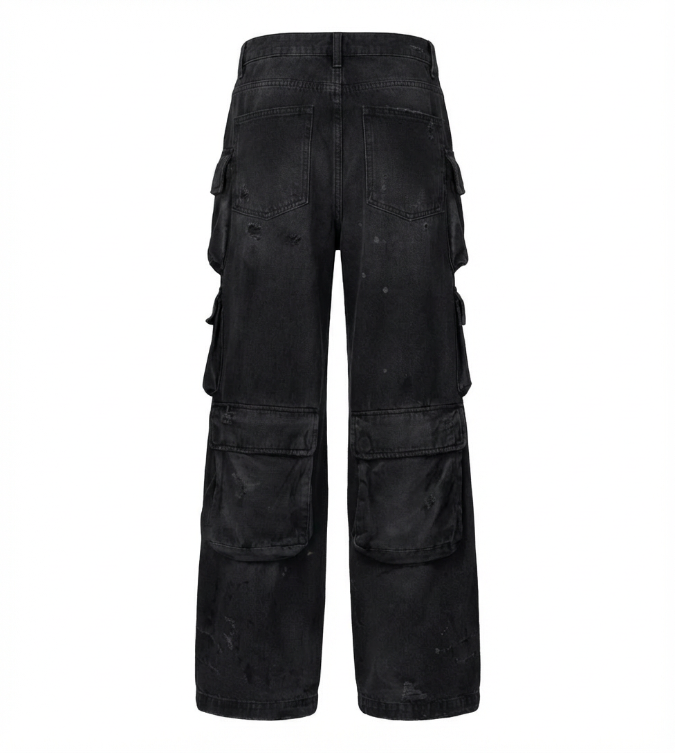 AMIRI Cargo Jean in Vintage Black