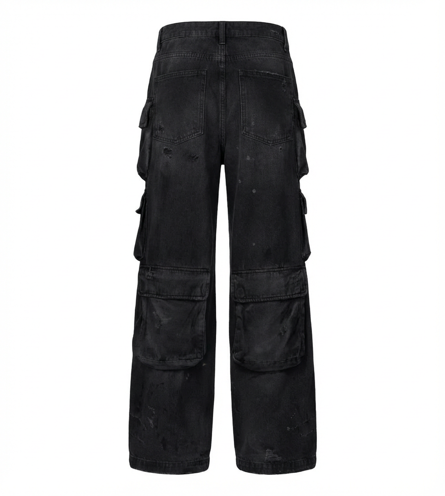 AMIRI Cargo Jean in Vintage Black