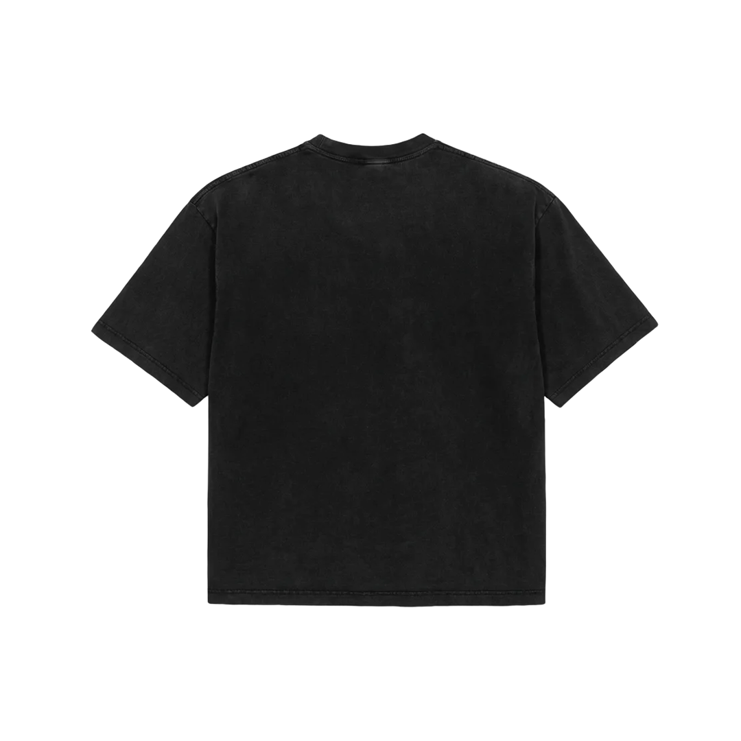 Balenciaga Washed Crayon T-Shirt in Black