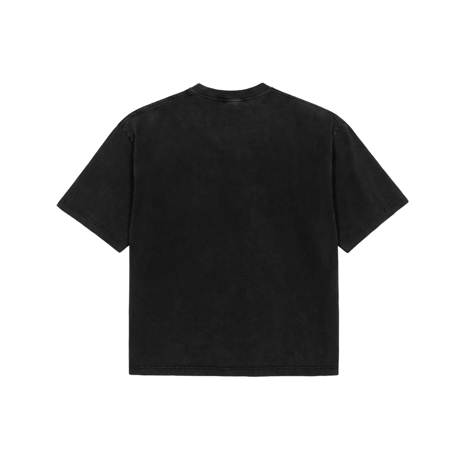 Balenciaga Washed Crayon T-Shirt in Black