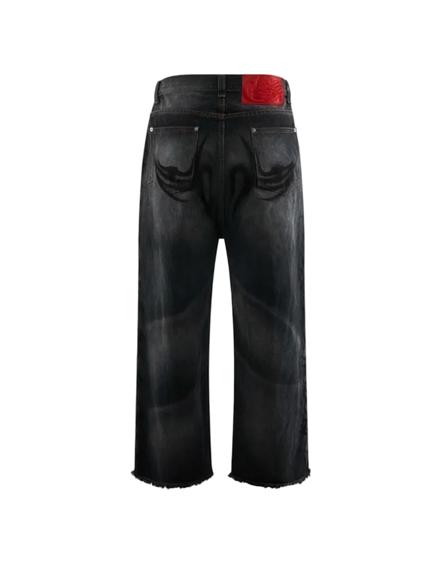 Hellstar Graffiti Denim Black