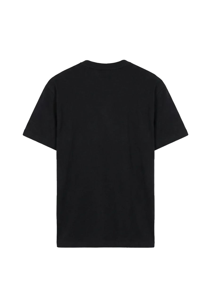 Moncler Logo Cotton Jersey T-Shirt in Black