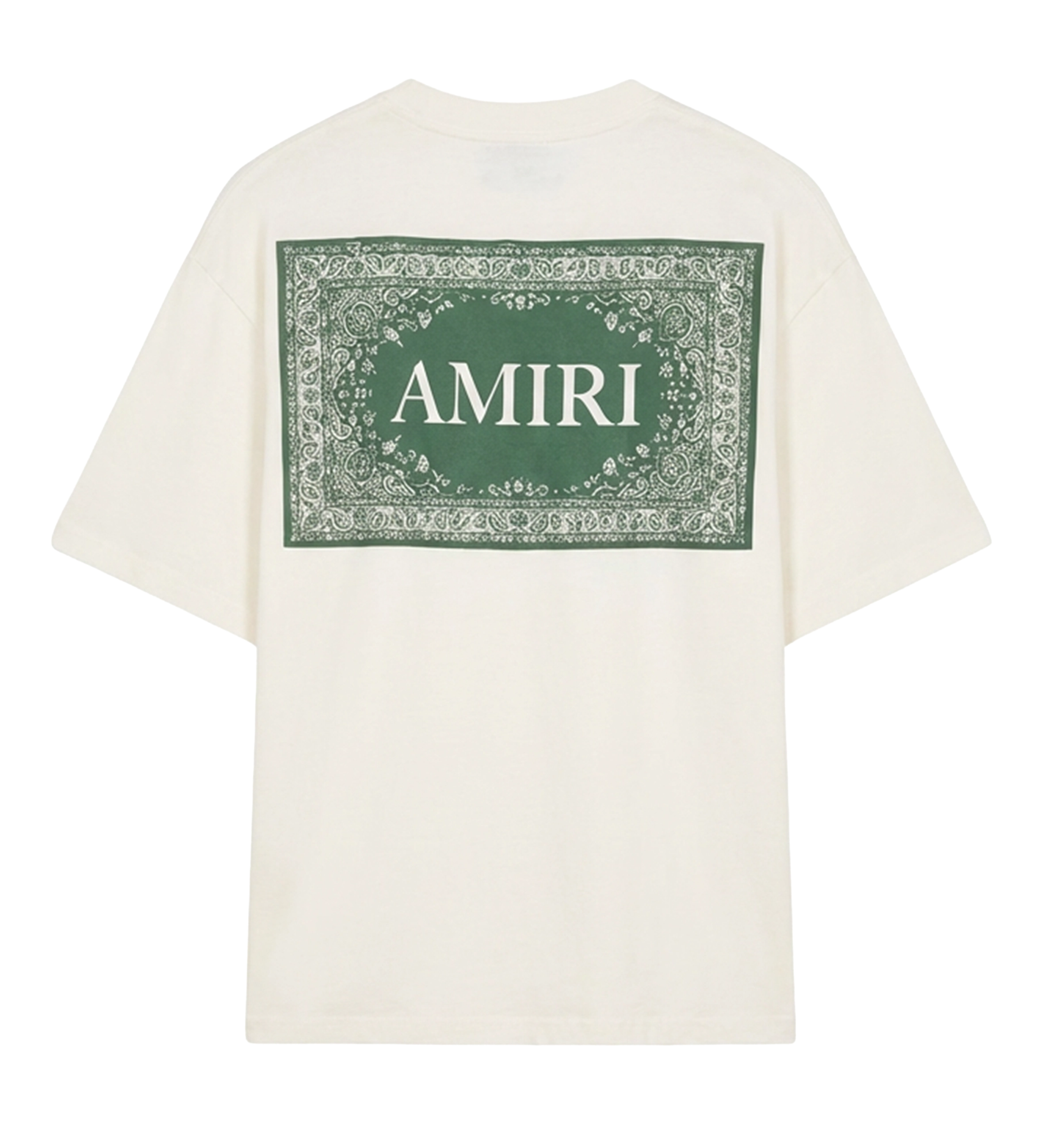 AMIRI Bandana OS T-Shirt in Ivory