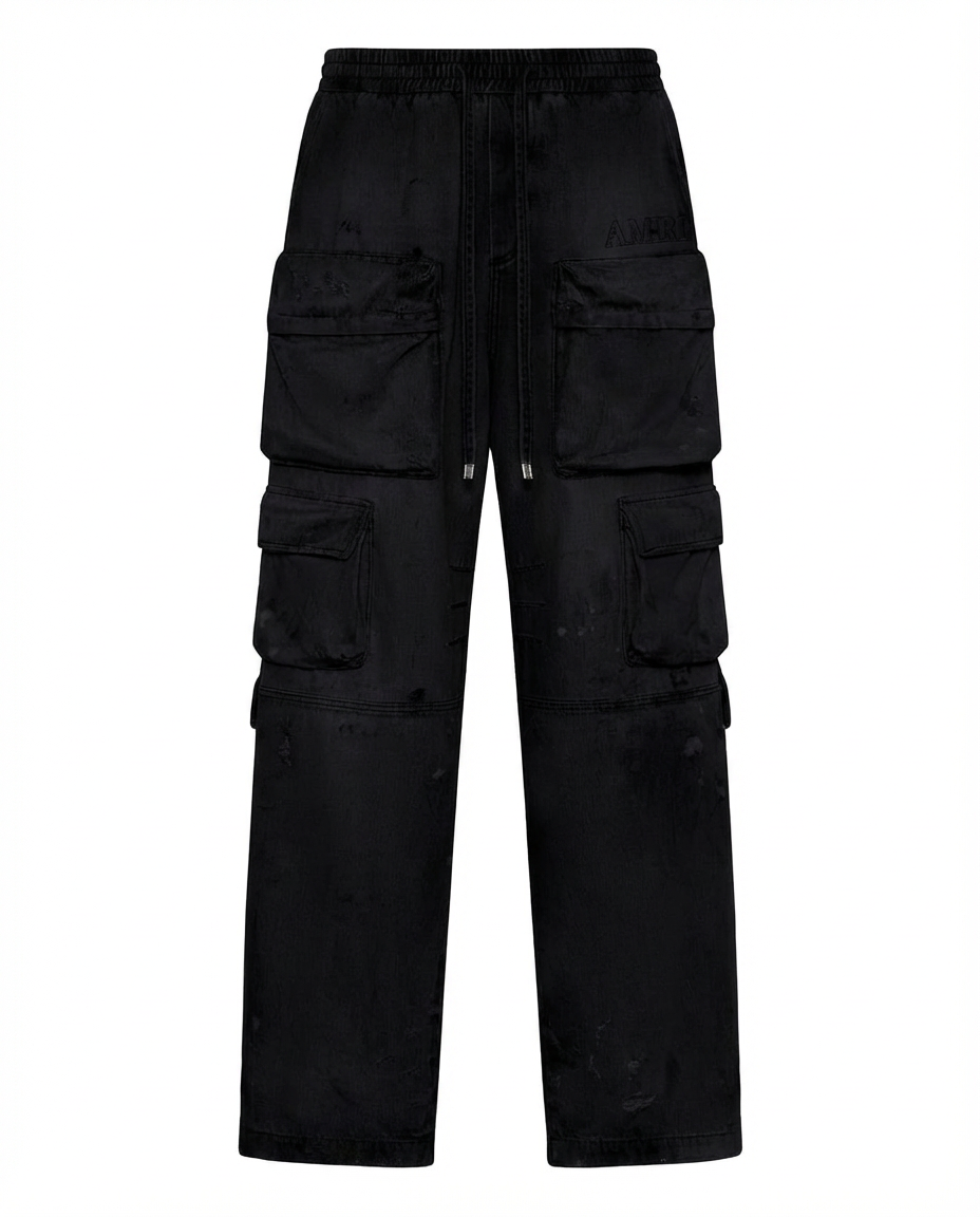 AMIRI Cargo Jean in Vintage Black