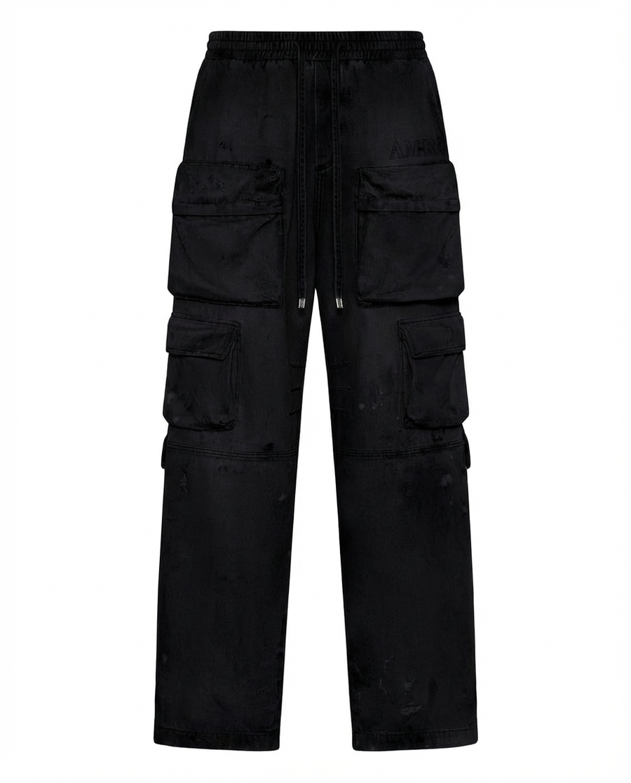 AMIRI Cargo Jean in Vintage Black