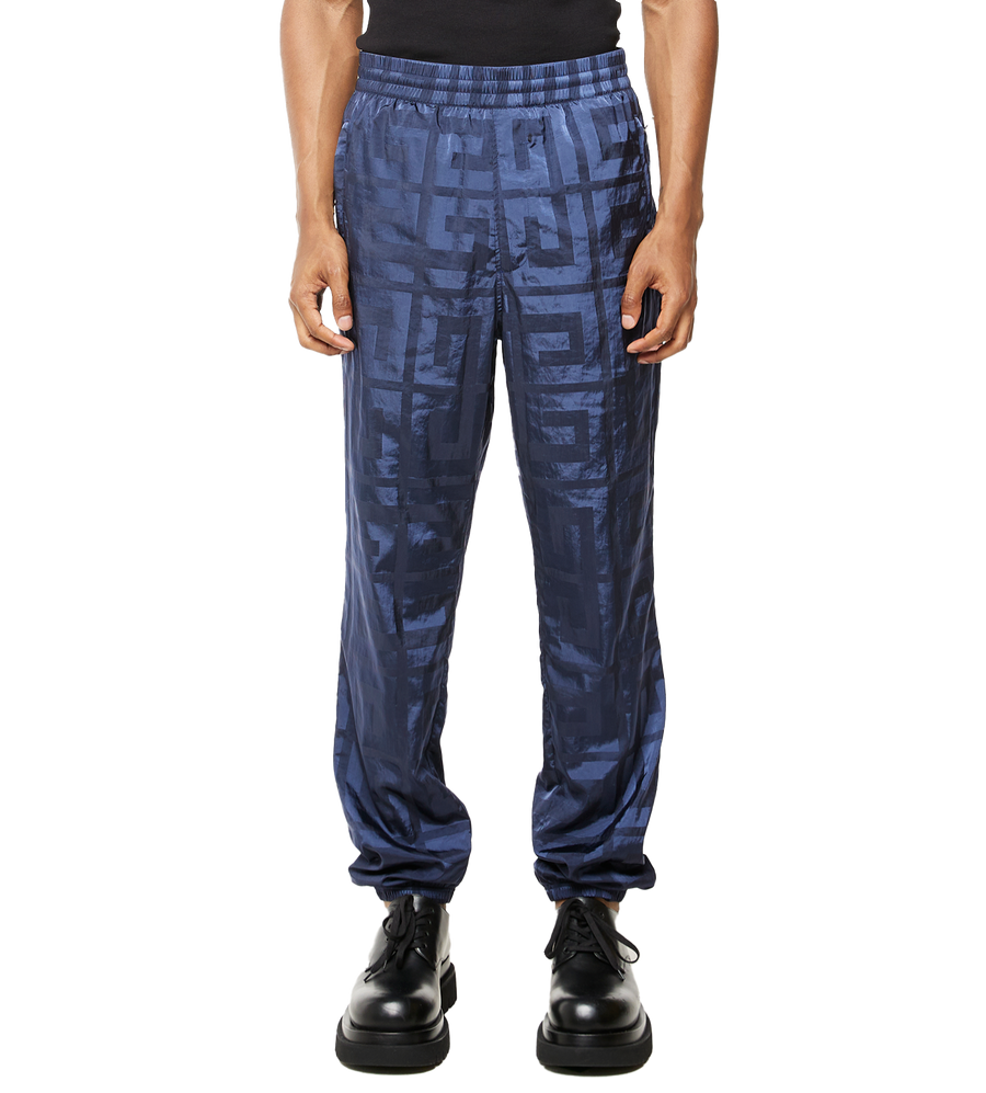 4G Shiny Track Pants Navy