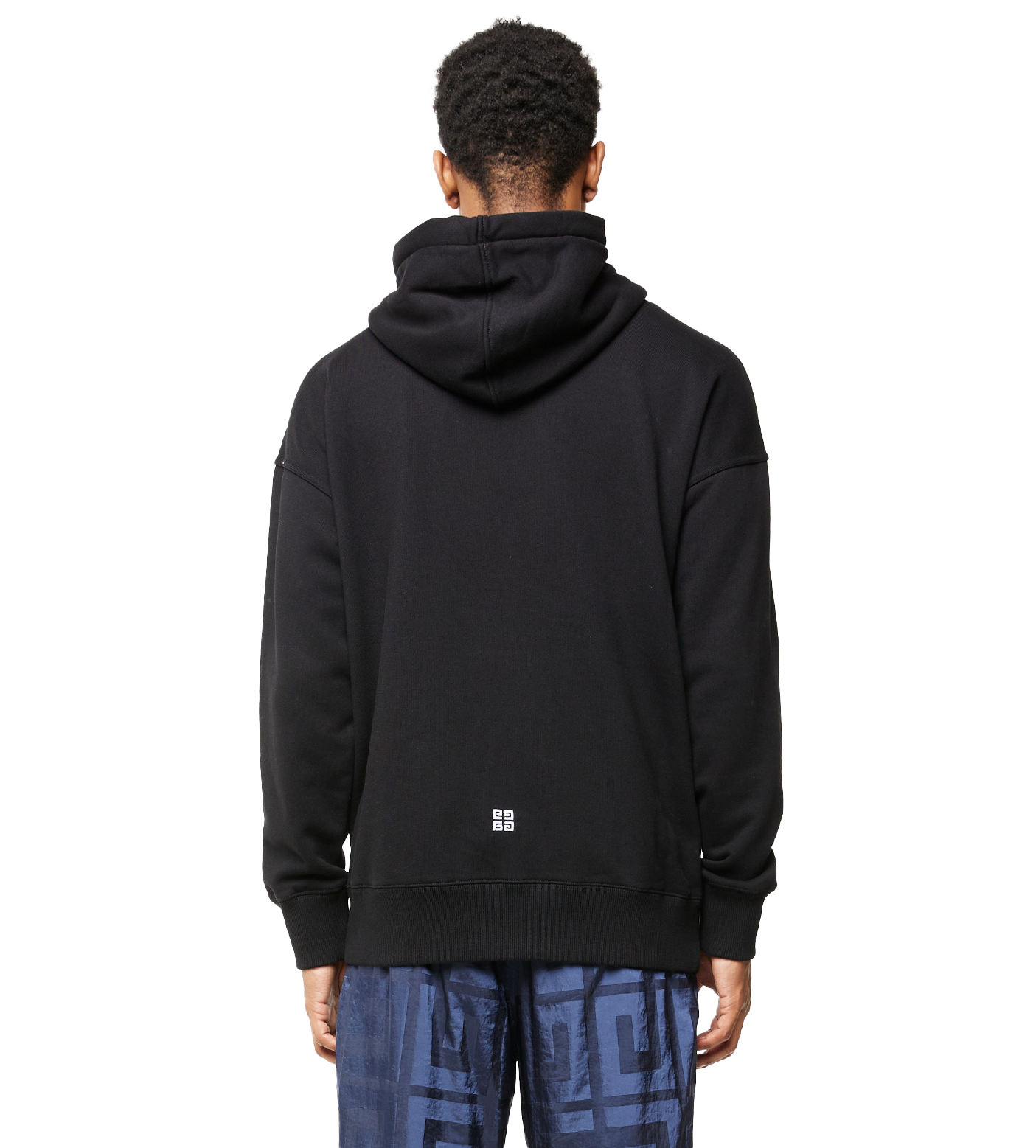 College Logo Hoodie Black