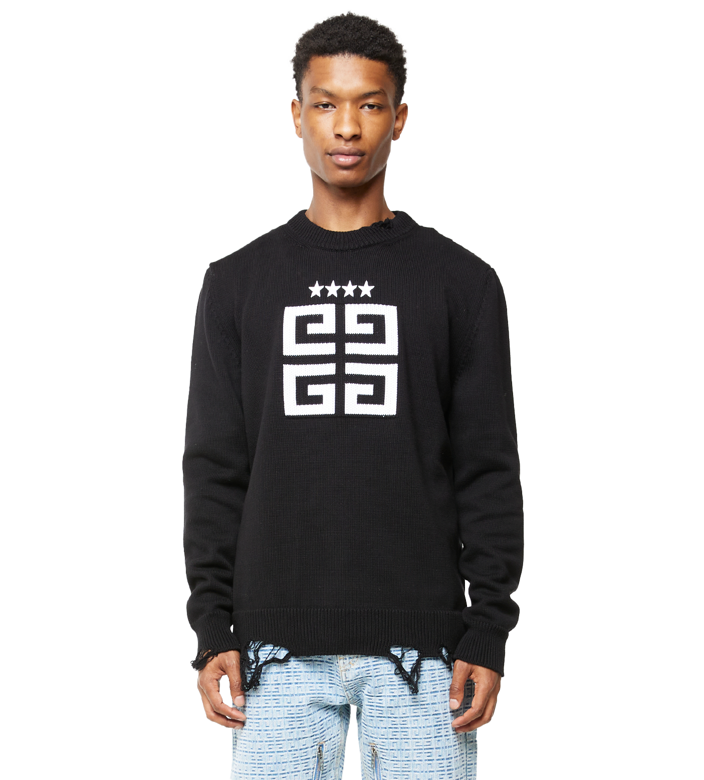 4G Stars Knit Black