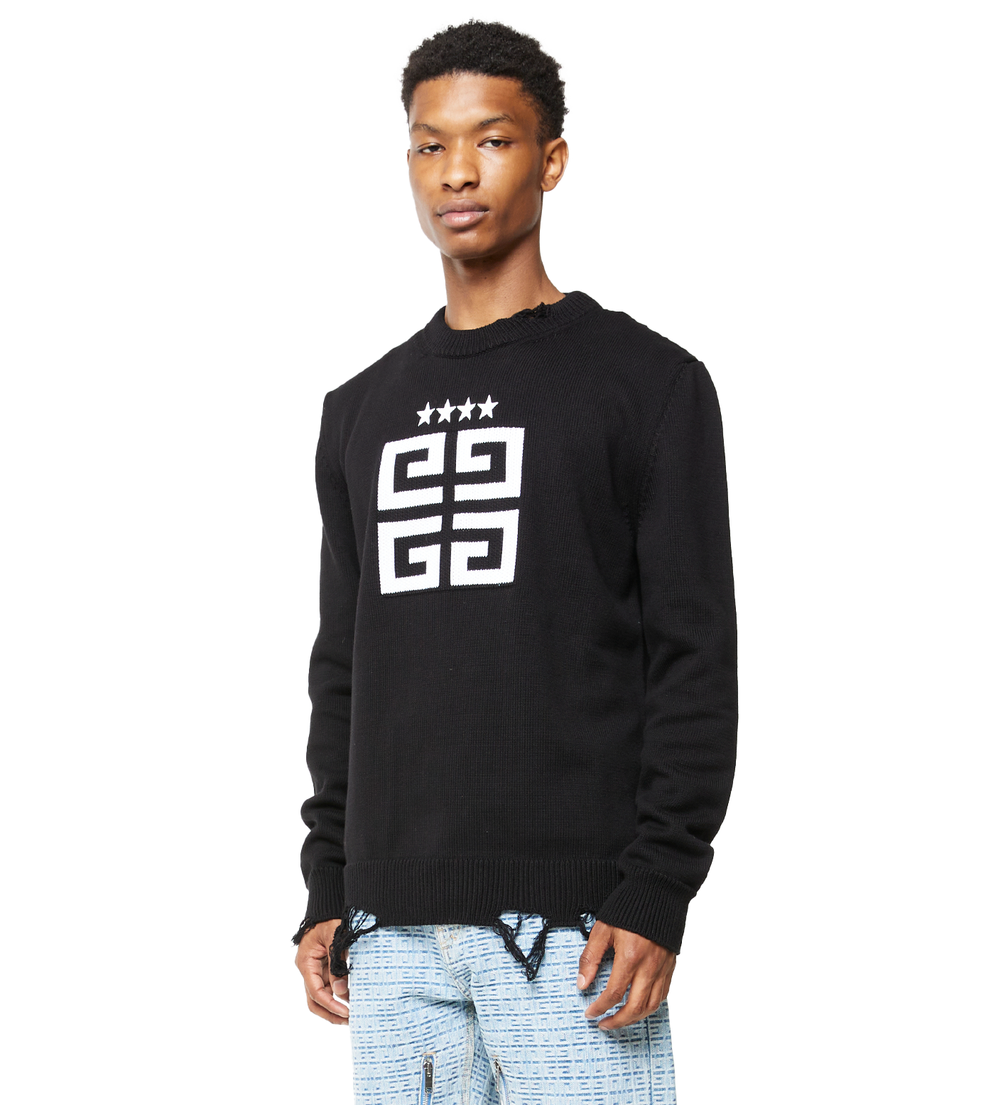 4G Stars Knit Black