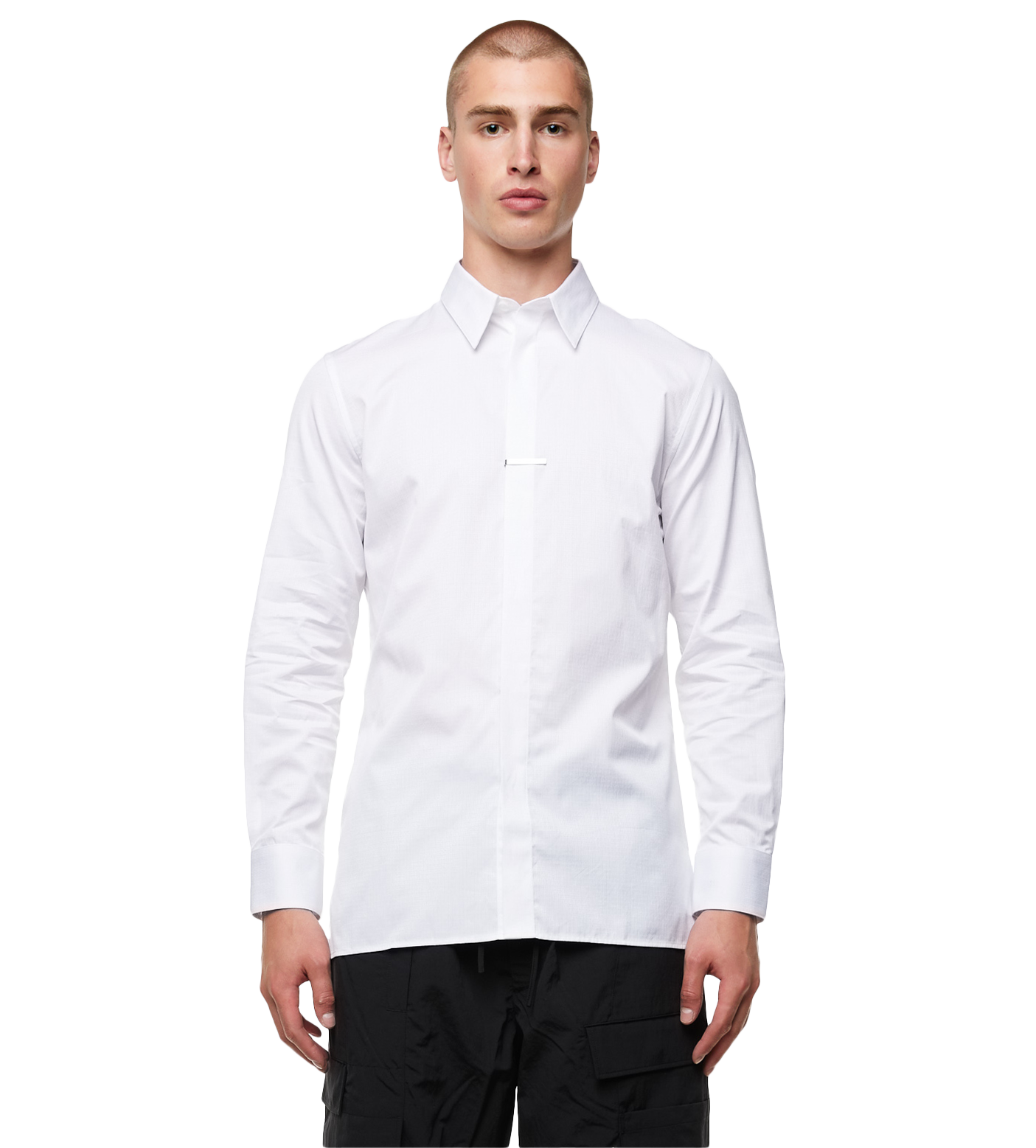 4G Jacquard Shirt White