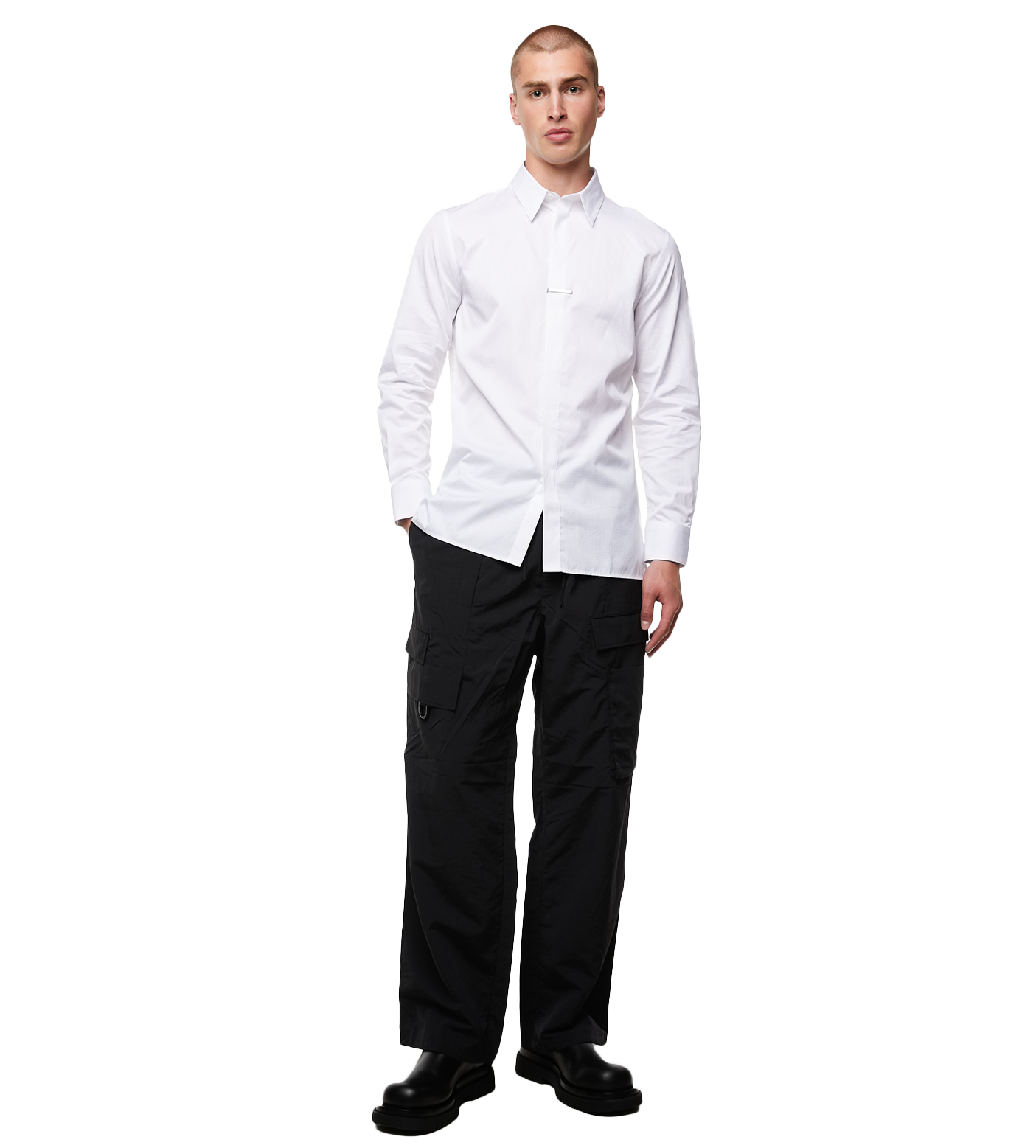 4G Jacquard Shirt White
