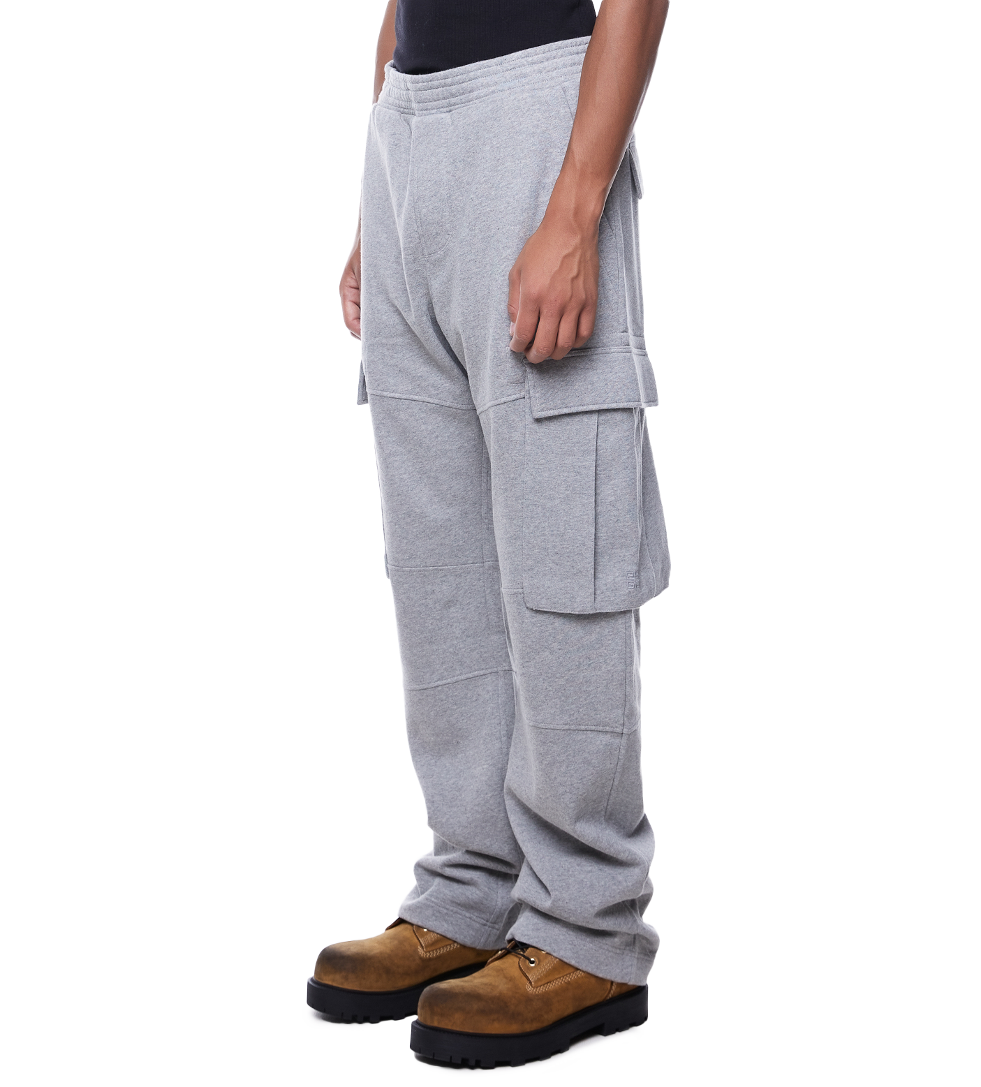 Jersey Cargo Pants Grey