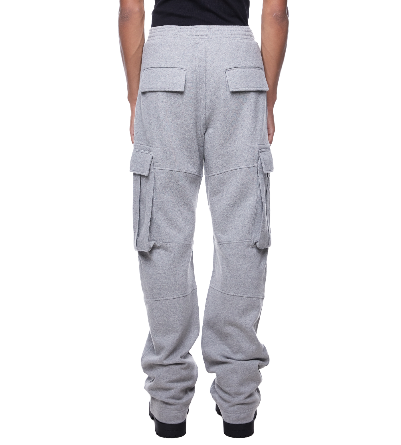 Jersey Cargo Pants Grey