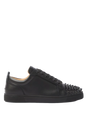 Louis Junior Spikes leather sneakers Black