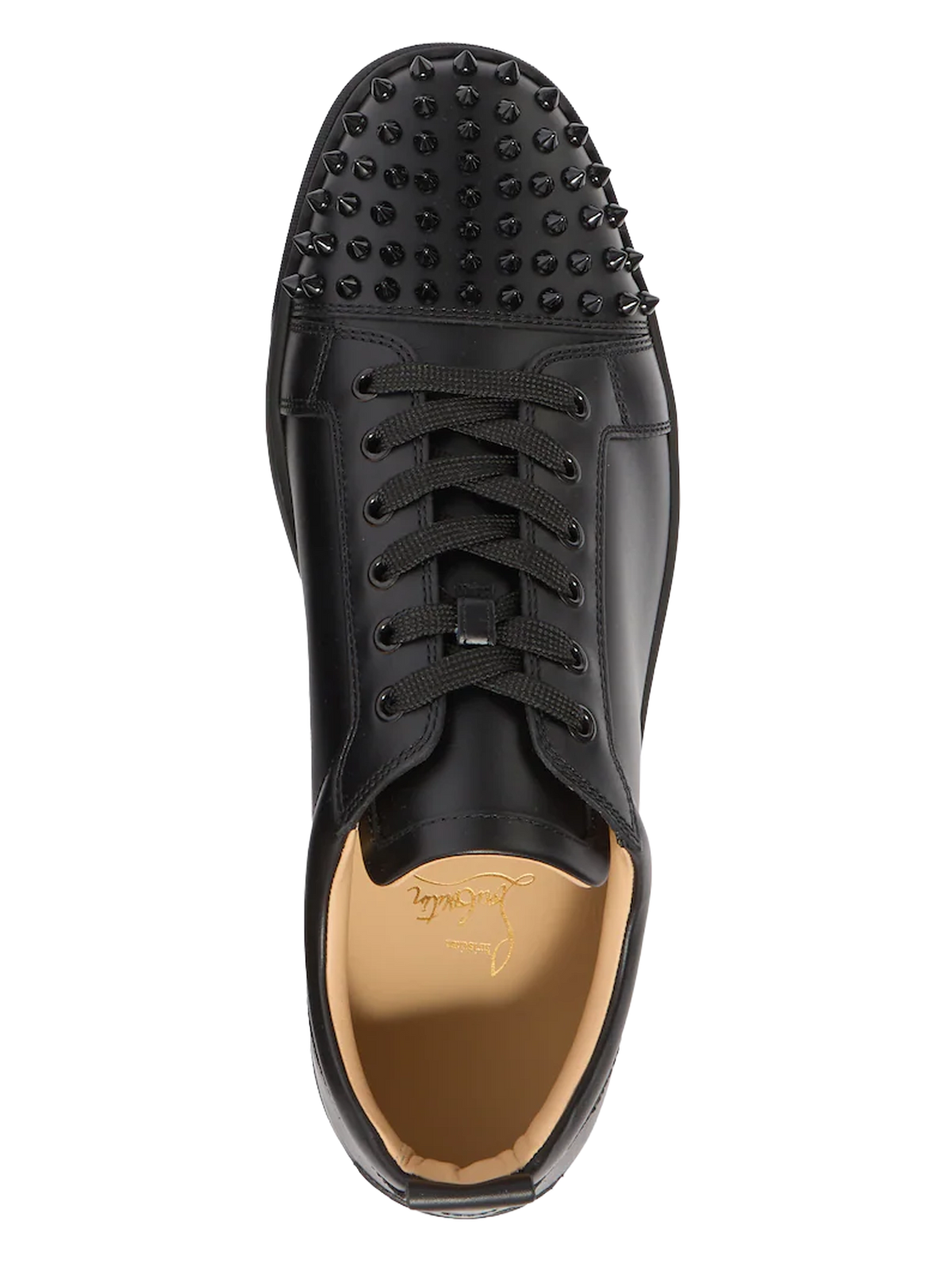 Louis Junior Spikes leather sneakers Black