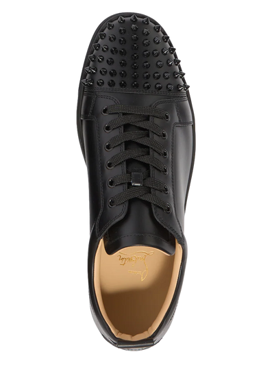 Louis Junior Spikes leather sneakers Black