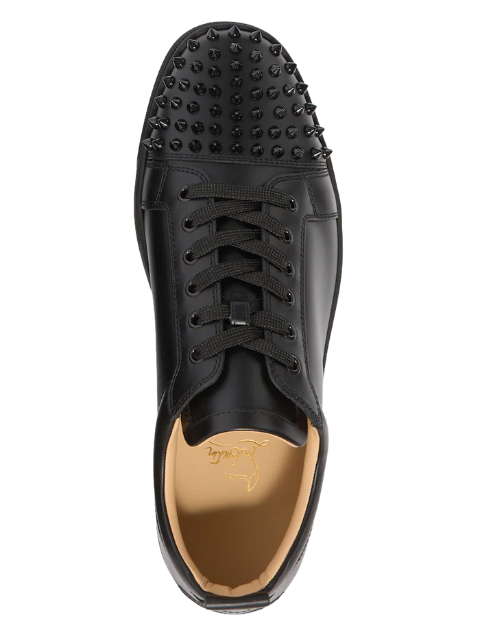 Louis Junior Spikes leather sneakers Black