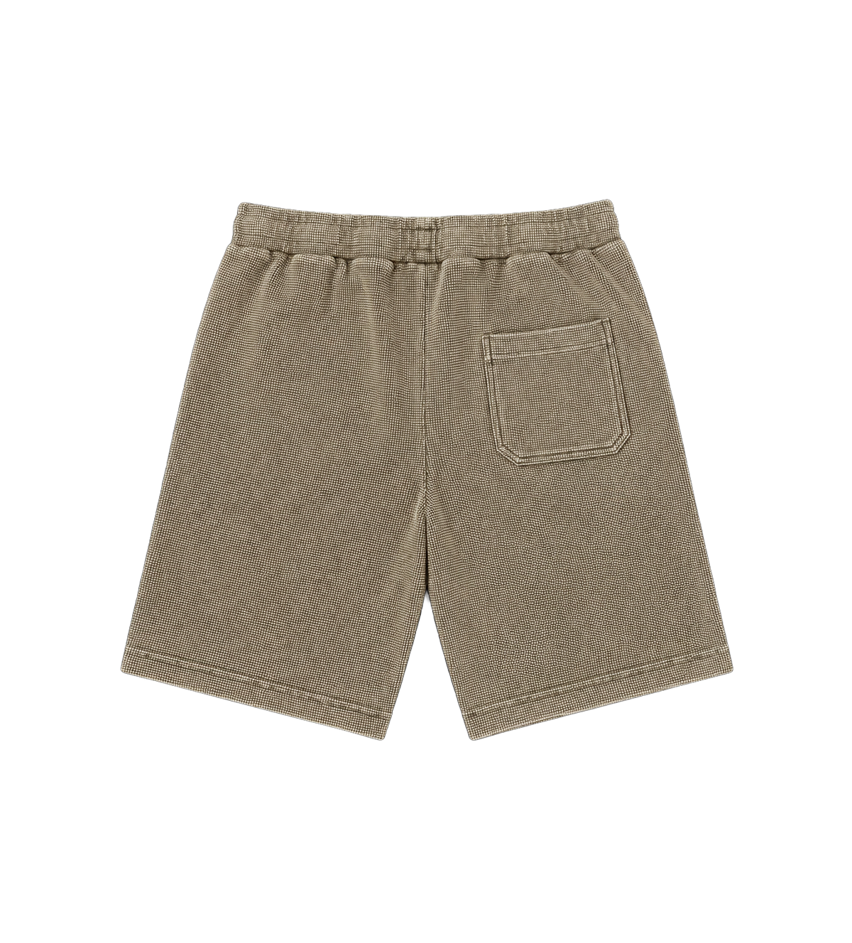 After 4PM Waffle Shorts Washed Olive
