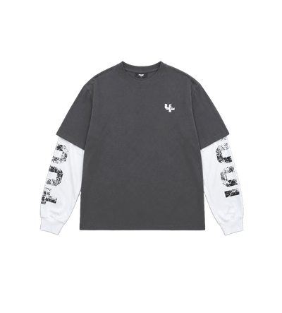 Four Everyone DL Longsleeve White/ Asphalt