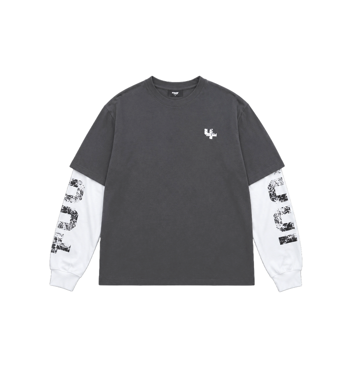 Four Everyone DL Longsleeve White/ Asphalt