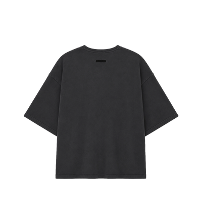3/4 Henley Sweatshirt Washed Iron Grey