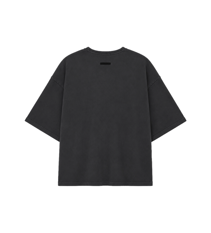 3/4 Henley Sweatshirt Washed Iron Grey
