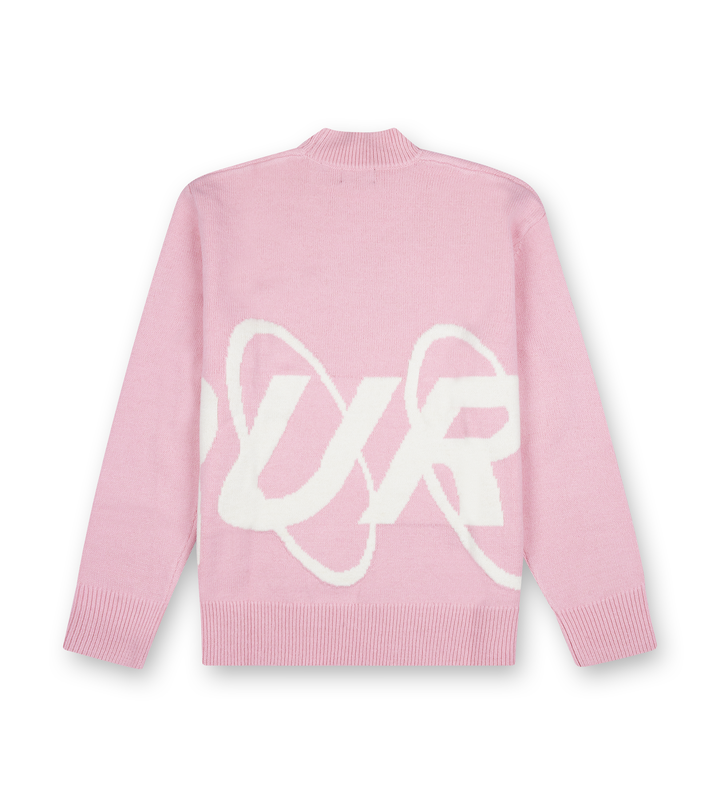 Big Circles Knitted Crewneck Soft Pink