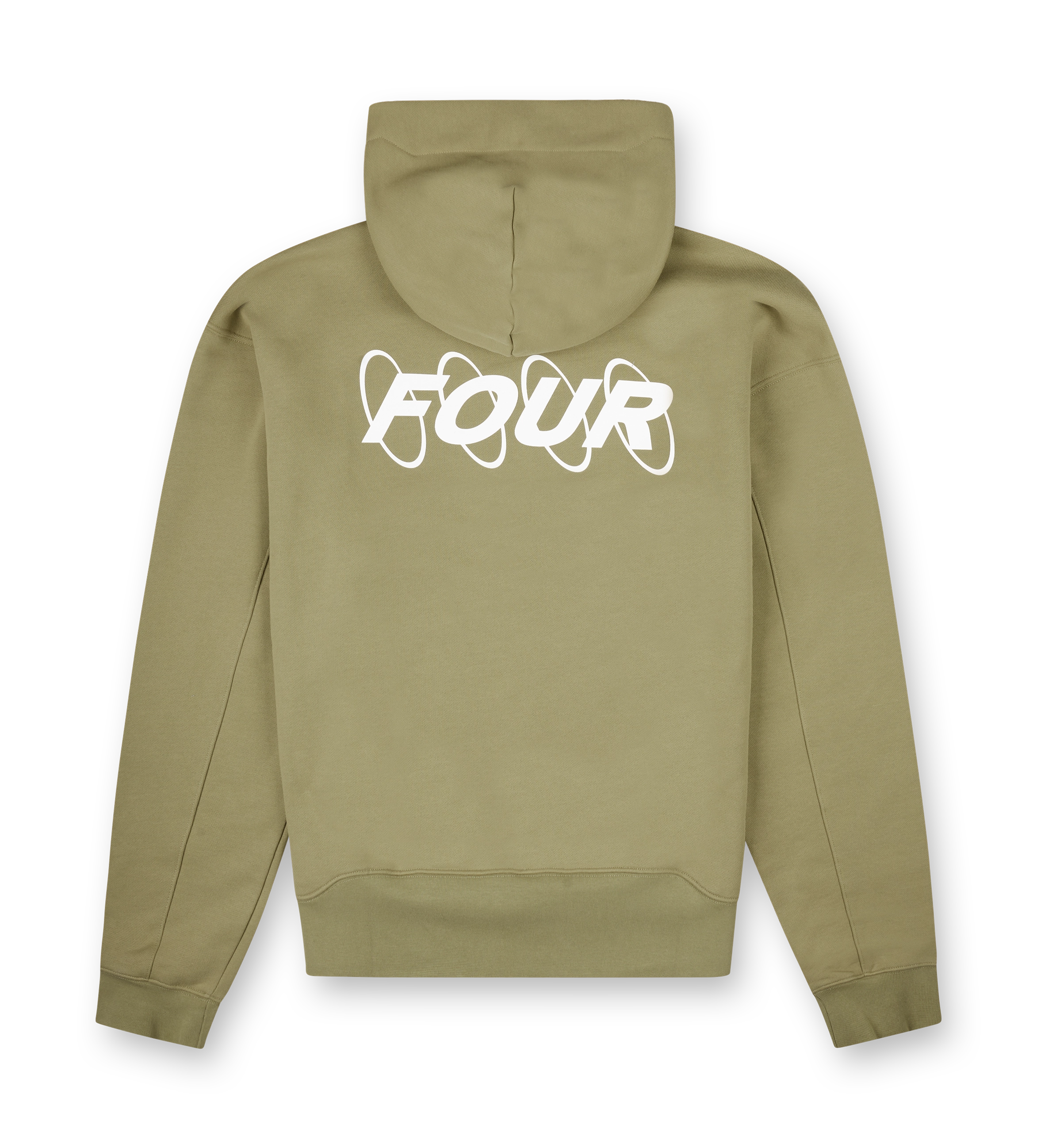 Circles Hoodie Dusty Olive