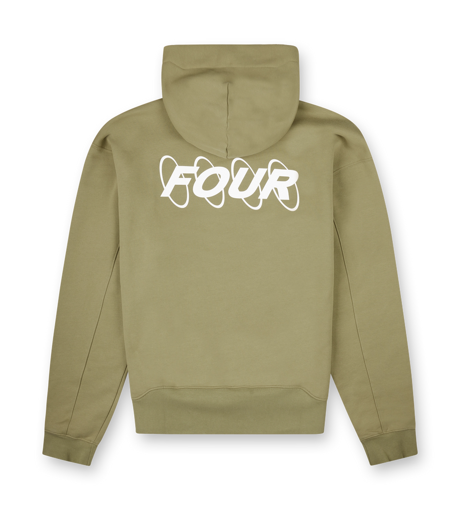 Circles Hoodie Dusty Olive