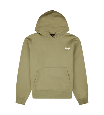Circles Hoodie Dusty Olijf