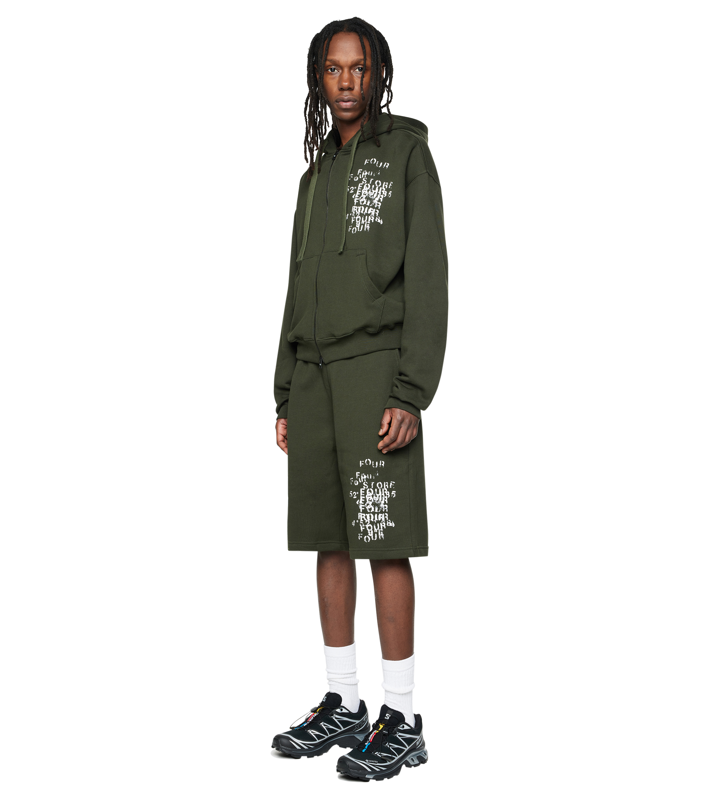 Grunge Shorts Army Green