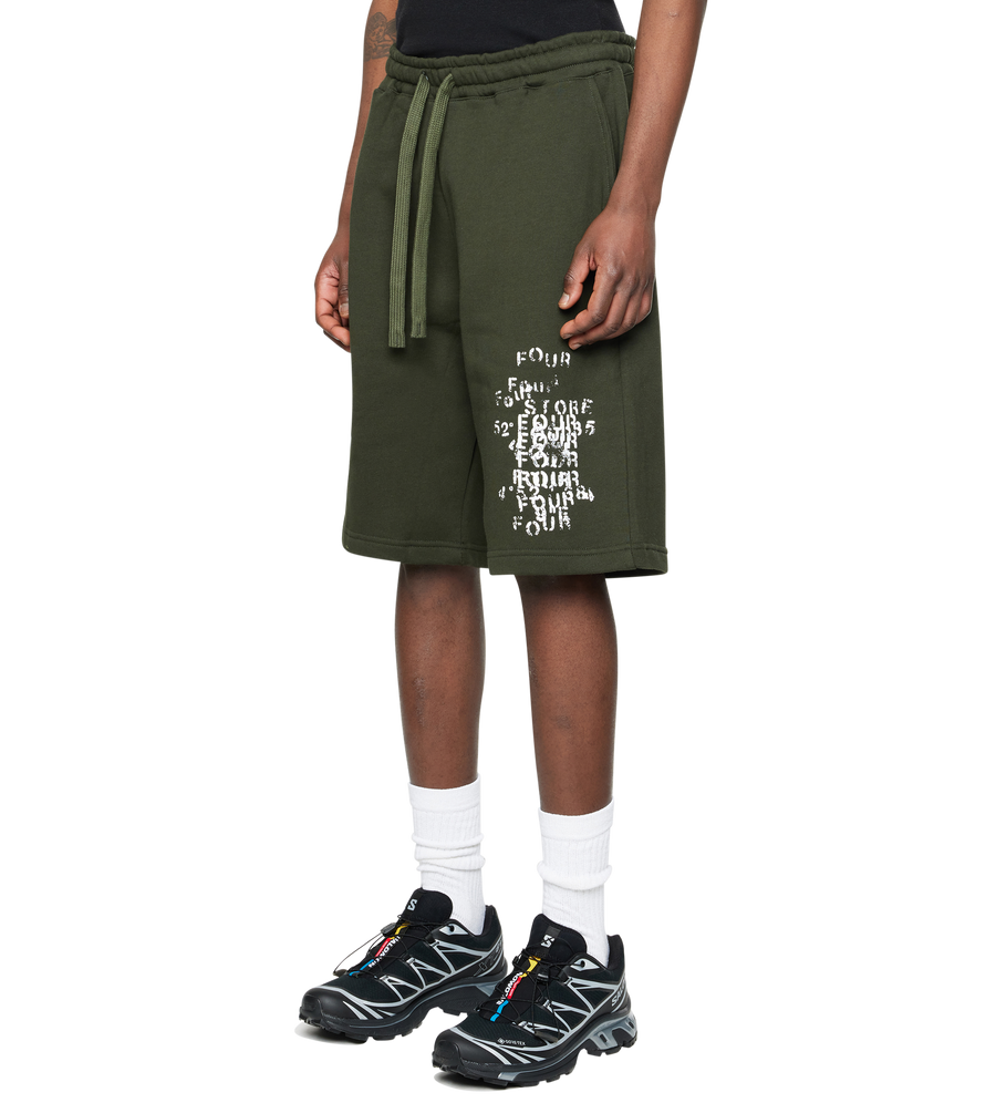 Grunge Shorts Army Green