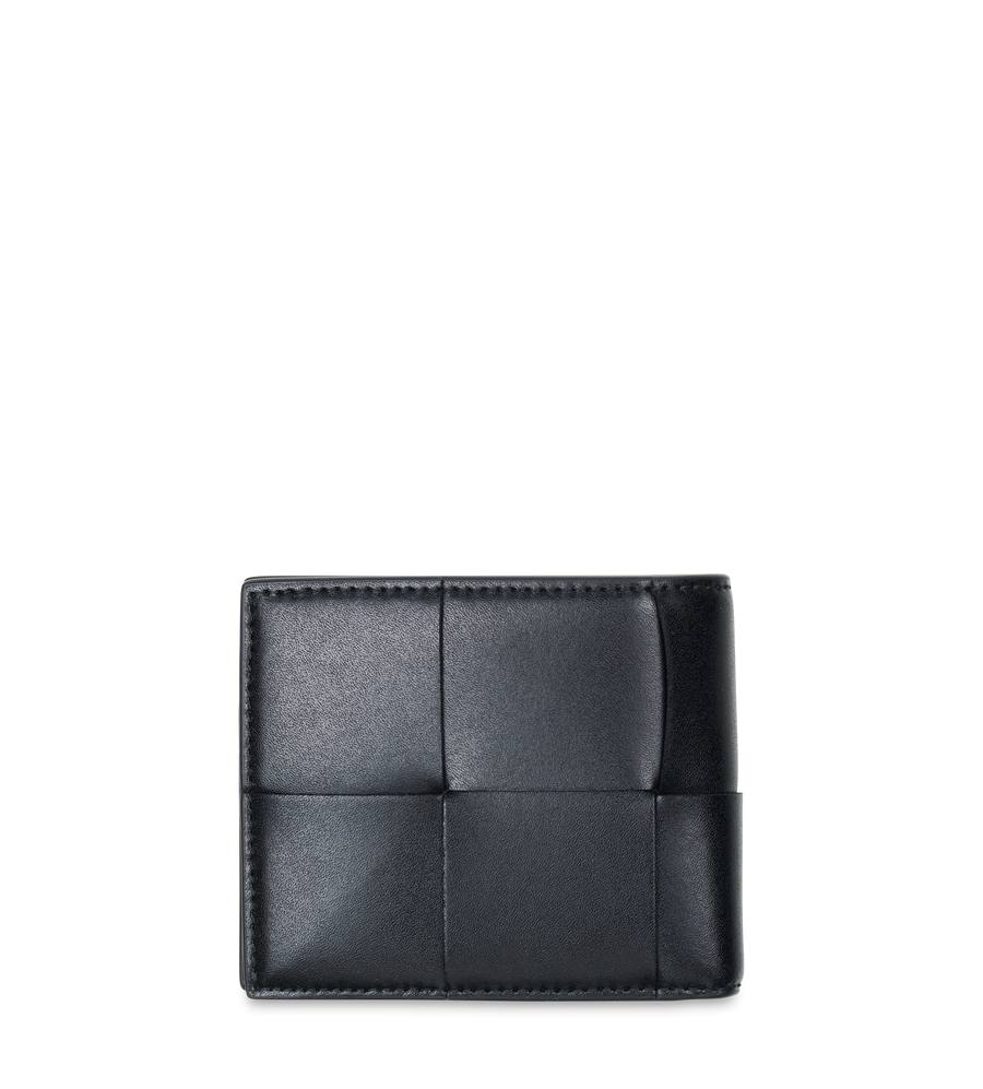 Bottega Veneta Cassette Bi-Fold Wallet in Black