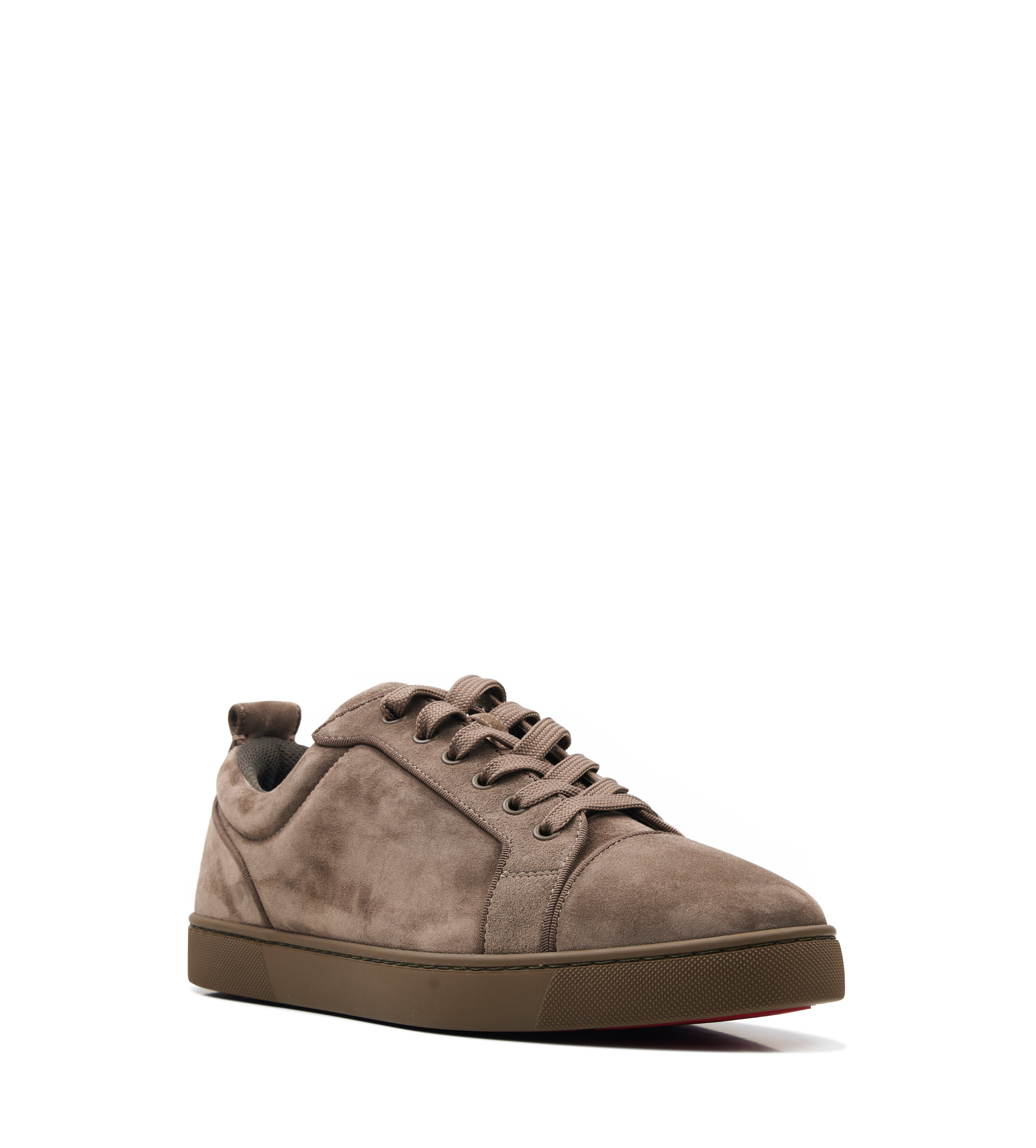 Christian Louboutin Louis Junior Flat Orlato - Veau Velours in Silex