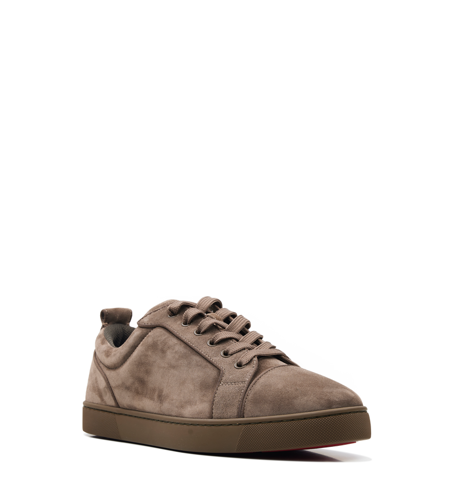 Christian Louboutin Louis Junior Flat Orlato - Veau Velours in Silex