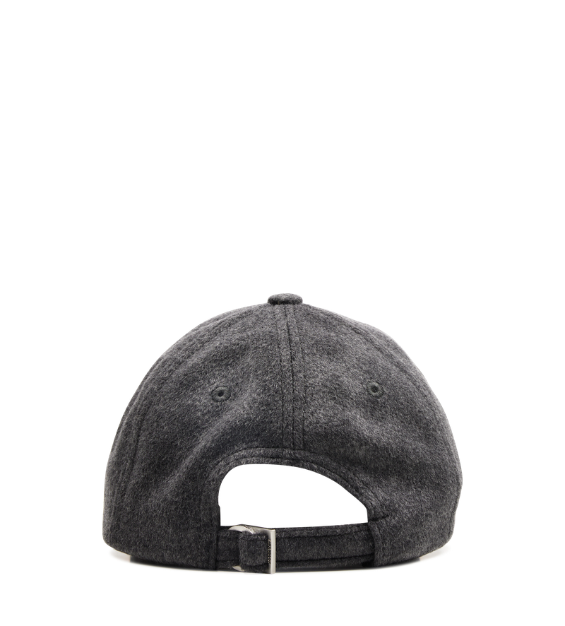 Jacquemus Logo Embroidery Baseball Cap in Dark Grey
