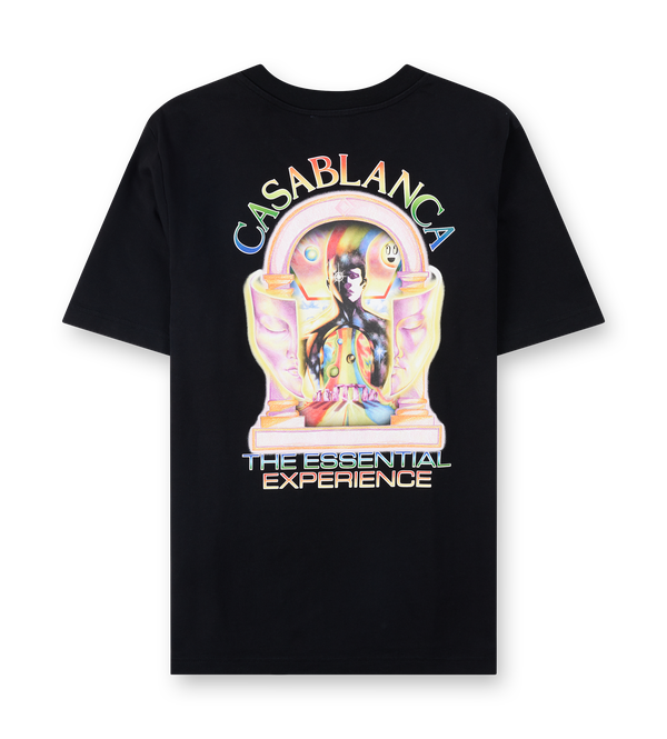Casablanca The Essential Experience L’Arche Logo T-Shirt in Black