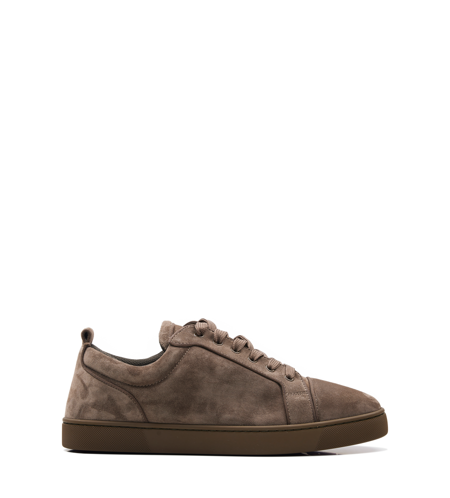 Christian Louboutin Louis Junior Flat Orlato - Veau Velours in Silex