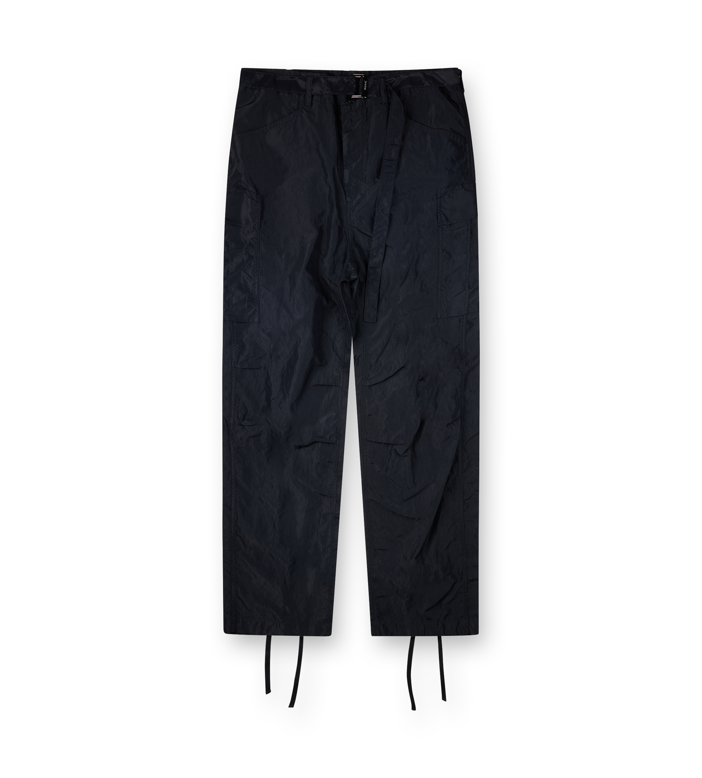 Sacai Treated Nylon Twill Pants in Black