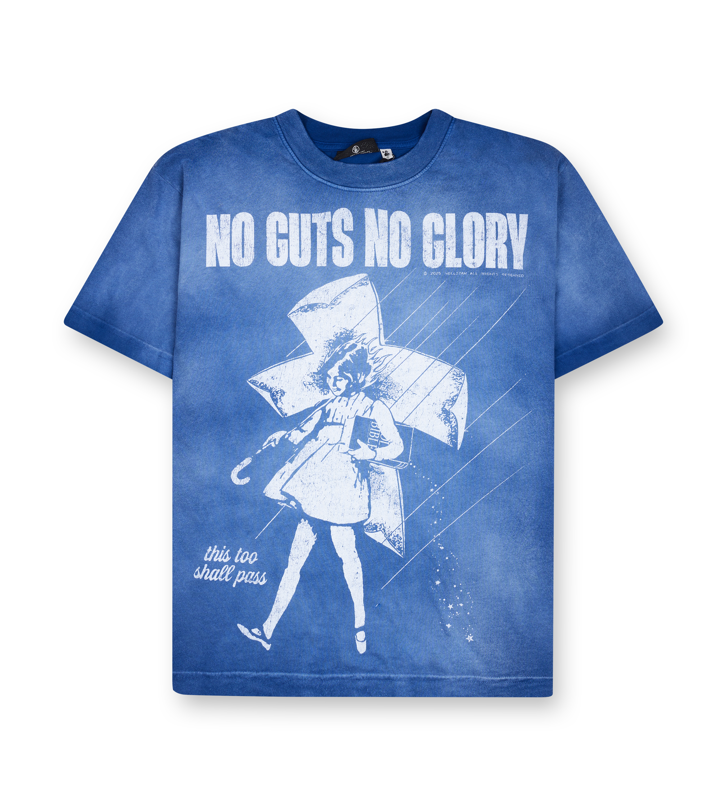 Hellstar Carry Your Cross T-Shirt in Navy