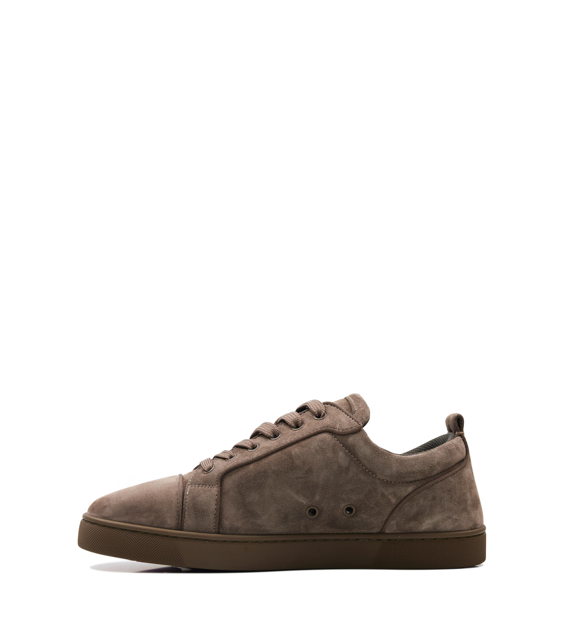 Christian Louboutin Louis Junior Flat Orlato - Veau Velours in Silex