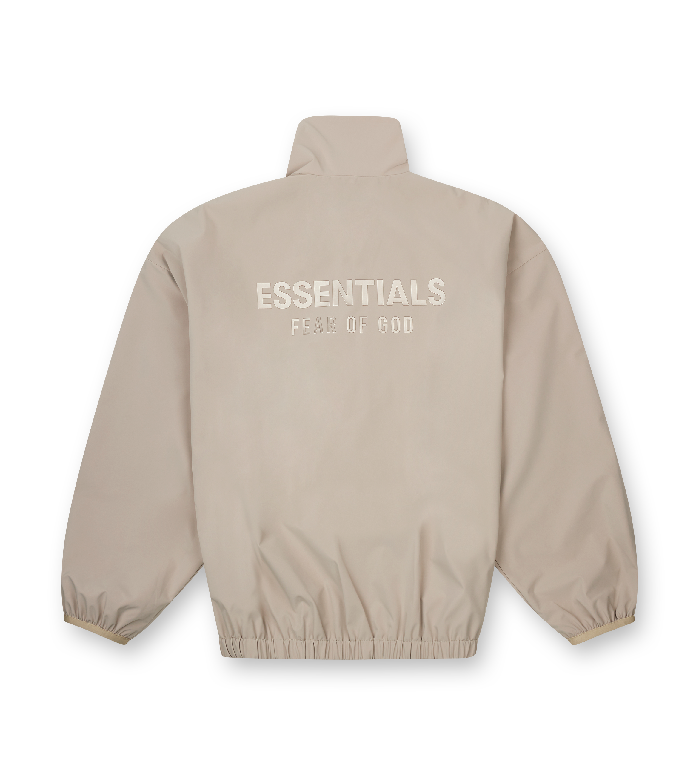 Fear of God Essentials Logo-Print Jacket in Beige